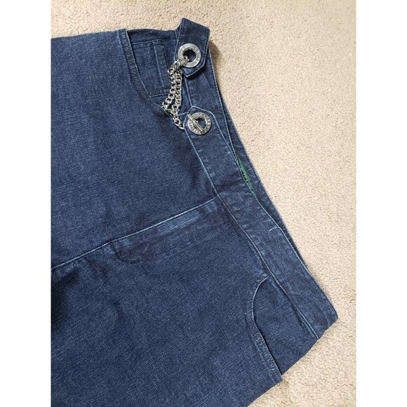 Ralph Lauren Vtg Women’s Blue Jeans Straight Waist Buckle Metallic Hardware 10 - Picture 3 of 12